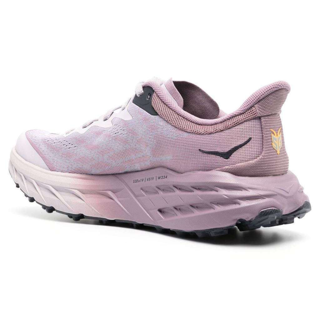 Hoka One One Speedgoat 5 Textile Synthetic Womens Trainers#color_elderberry lilac marble