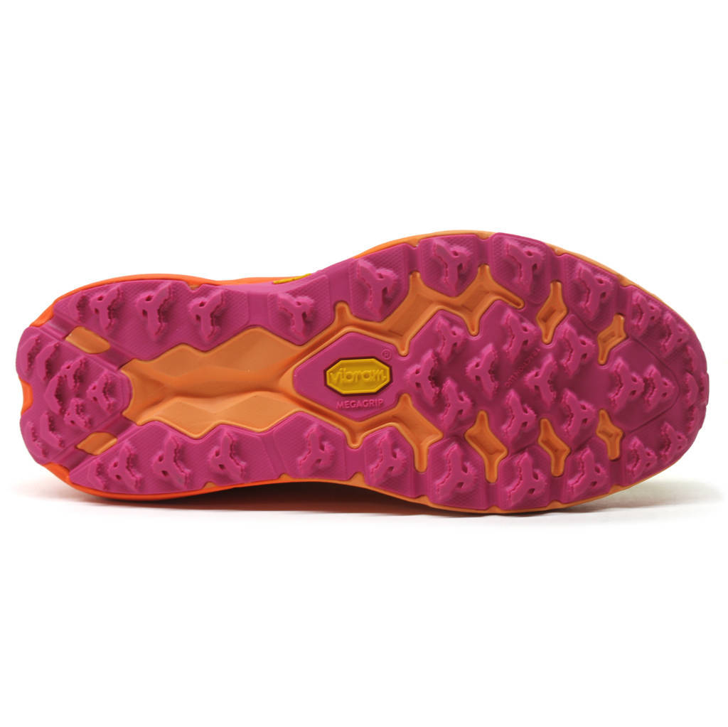 Hoka One One Speedgoat 5 Textile Synthetic Womens Trainers#color_passion fruit mock orange