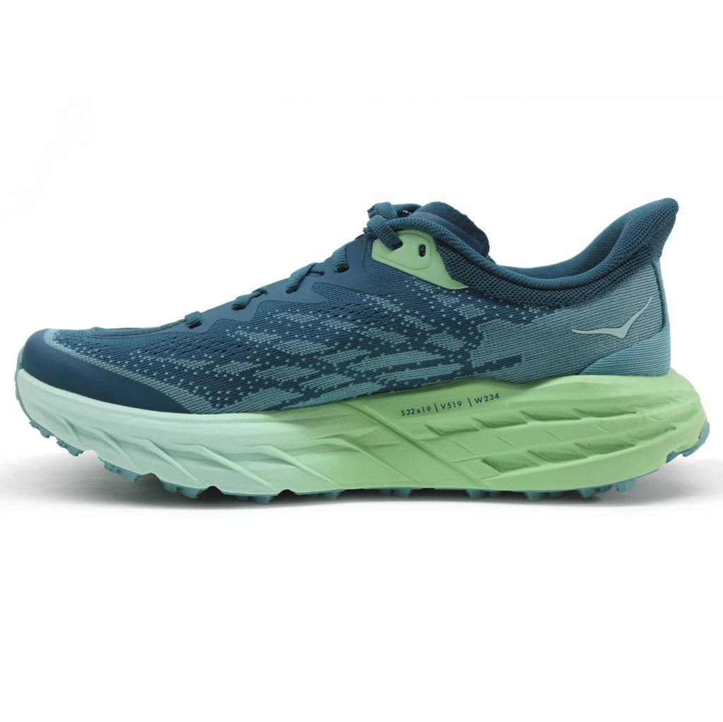 Hoka One One Speedgoat 5 Textile Synthetic Womens Trainers#color_deep lagoon ocean mist