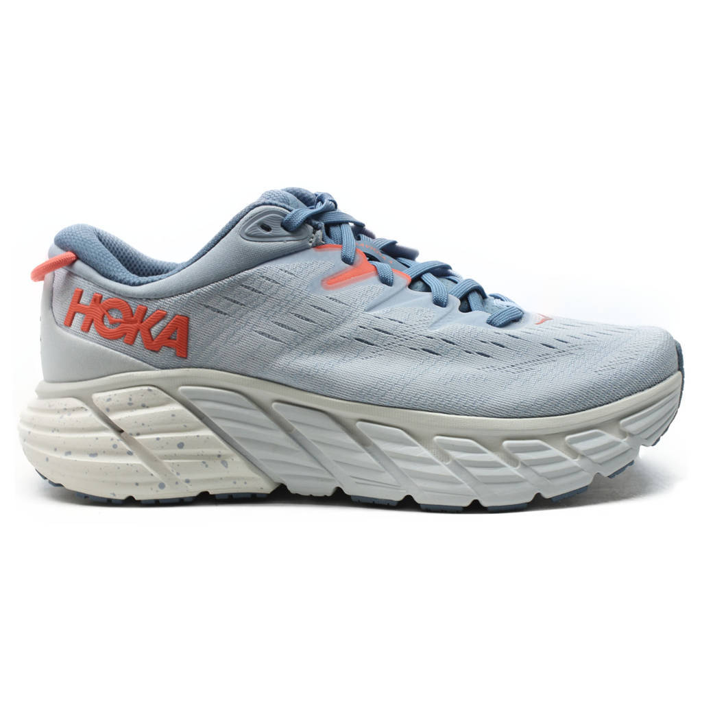 Hoka One One Womens Trainers Gaviota 4 Lace Up Low Top Textile Synthetic - UK 7.5