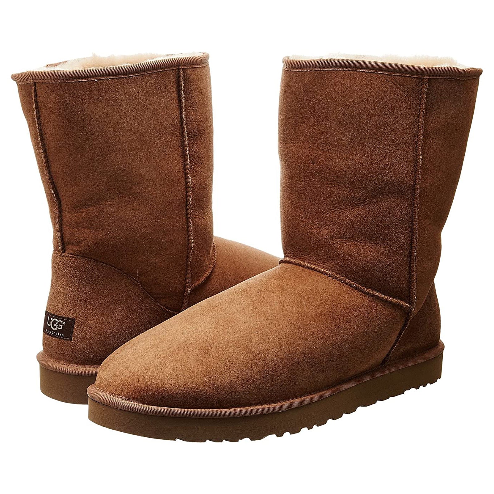 Ugg Classic Short Suede Mens Boots#color_chestnut