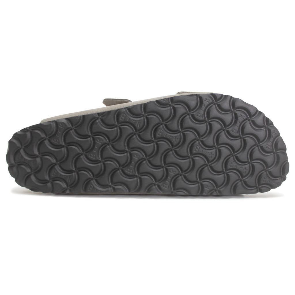 Birkenstock Arizona BS Nubuck Leather Unisex Sandals#color_soft whale gray