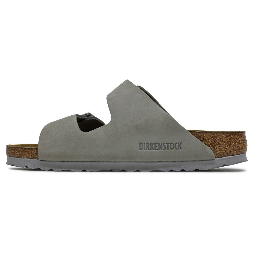 Birkenstock Arizona BS Nubuck Leather Unisex Sandals#color_dove gray