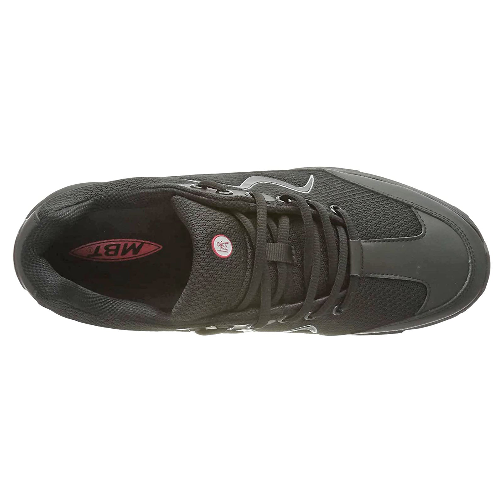 MBT Sport 1 Textile Synthetic Mens Trainers#color_black
