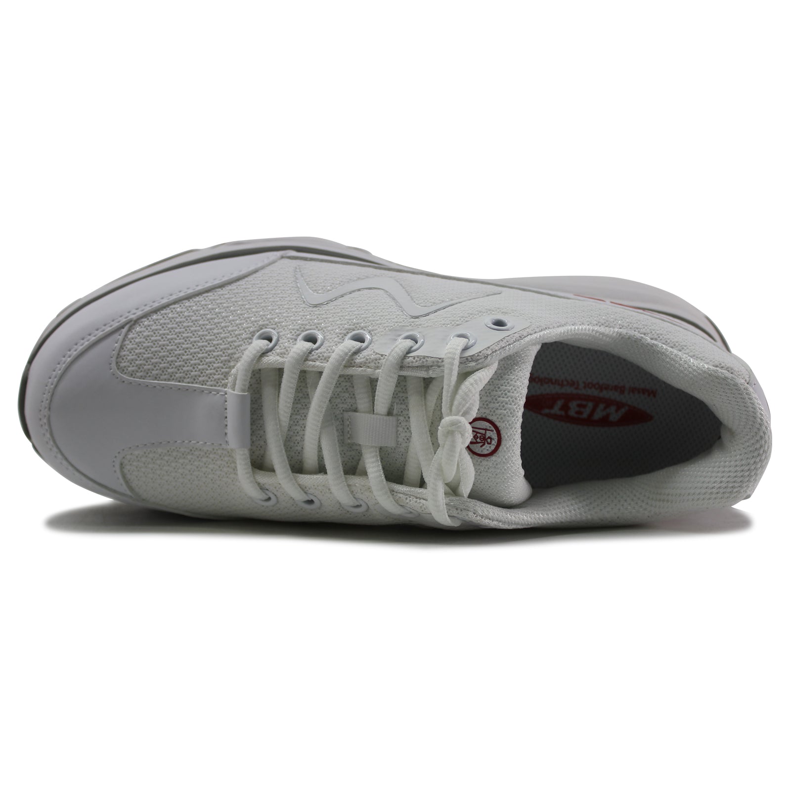MBT Sport 1 Textile Synthetic Mens Trainers#color_white
