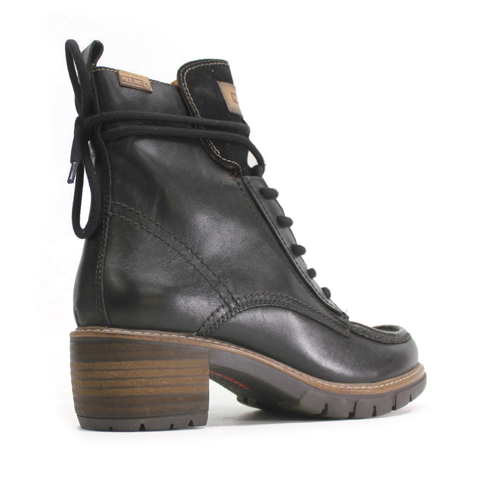 Pikolinos San Sebastia W1T-8527 Leather Womens Boots#color_black