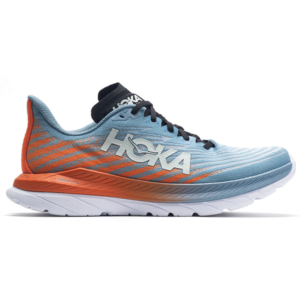 Hoka One One Mens Trainers Mach 5 Casual Lace-Up Low-Top Textile - UK 9