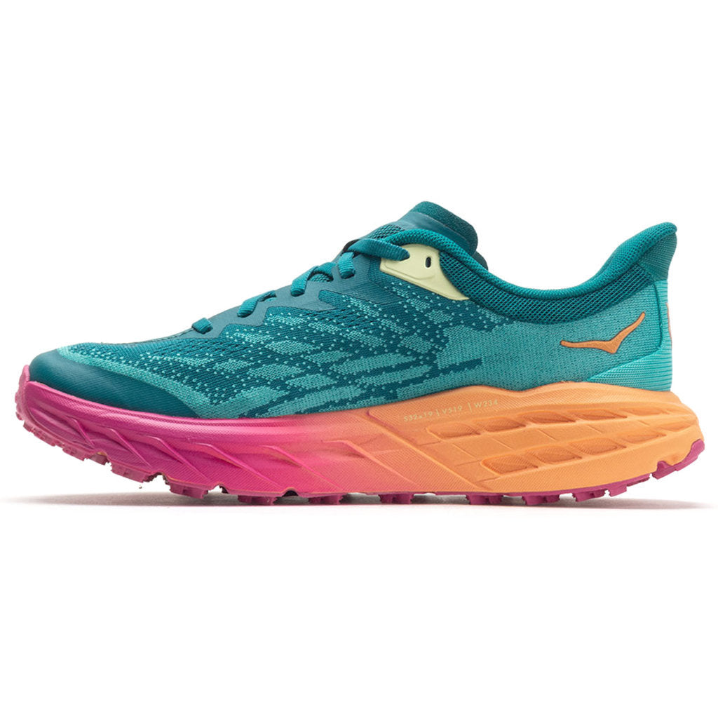 Hoka One One Speedgoat 5 Textile Synthetic Mens Trainers#color_deep lake ceramic