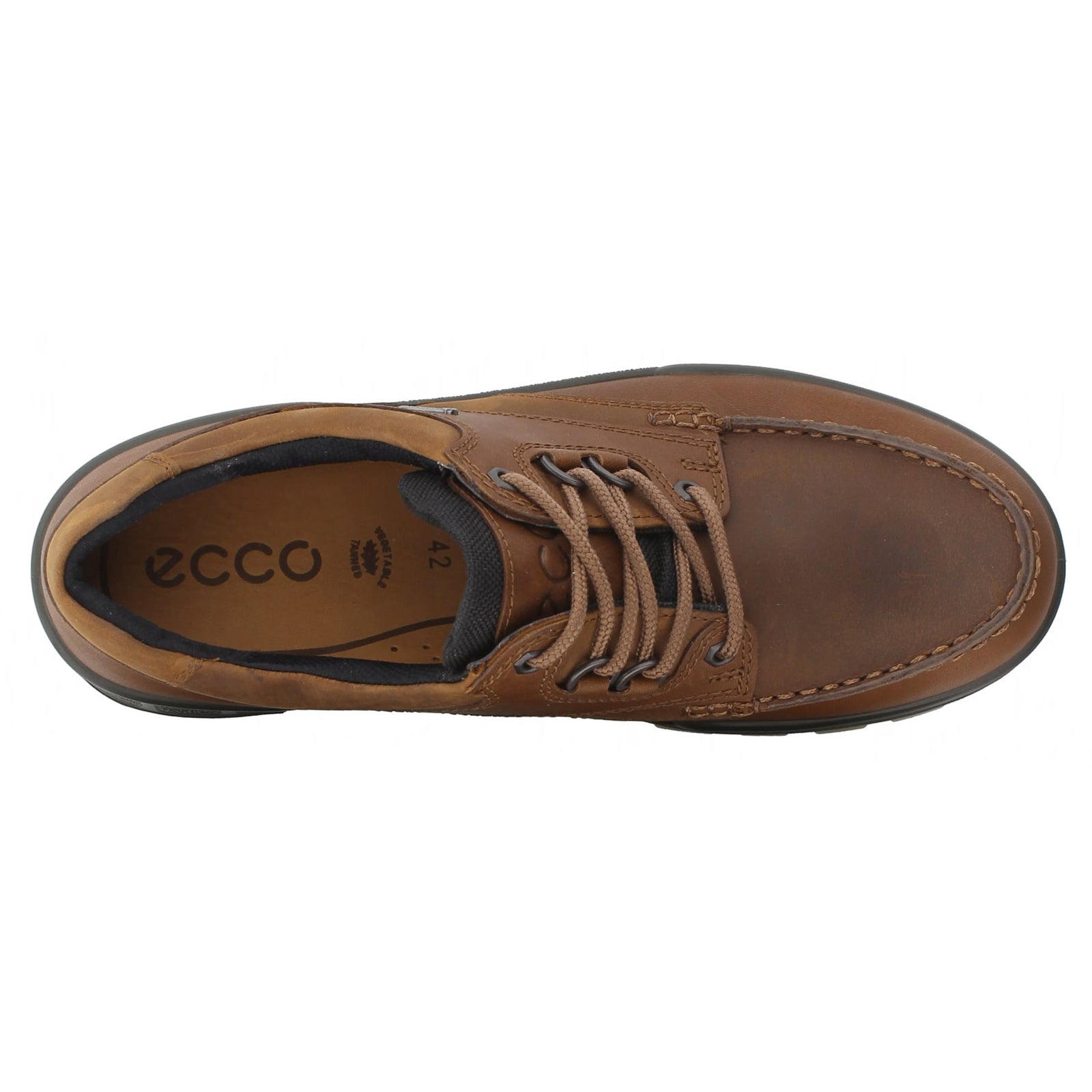 Ecco Track 25 Low GTX 831714 Leather Nubuck Mens Shoes#color_bison