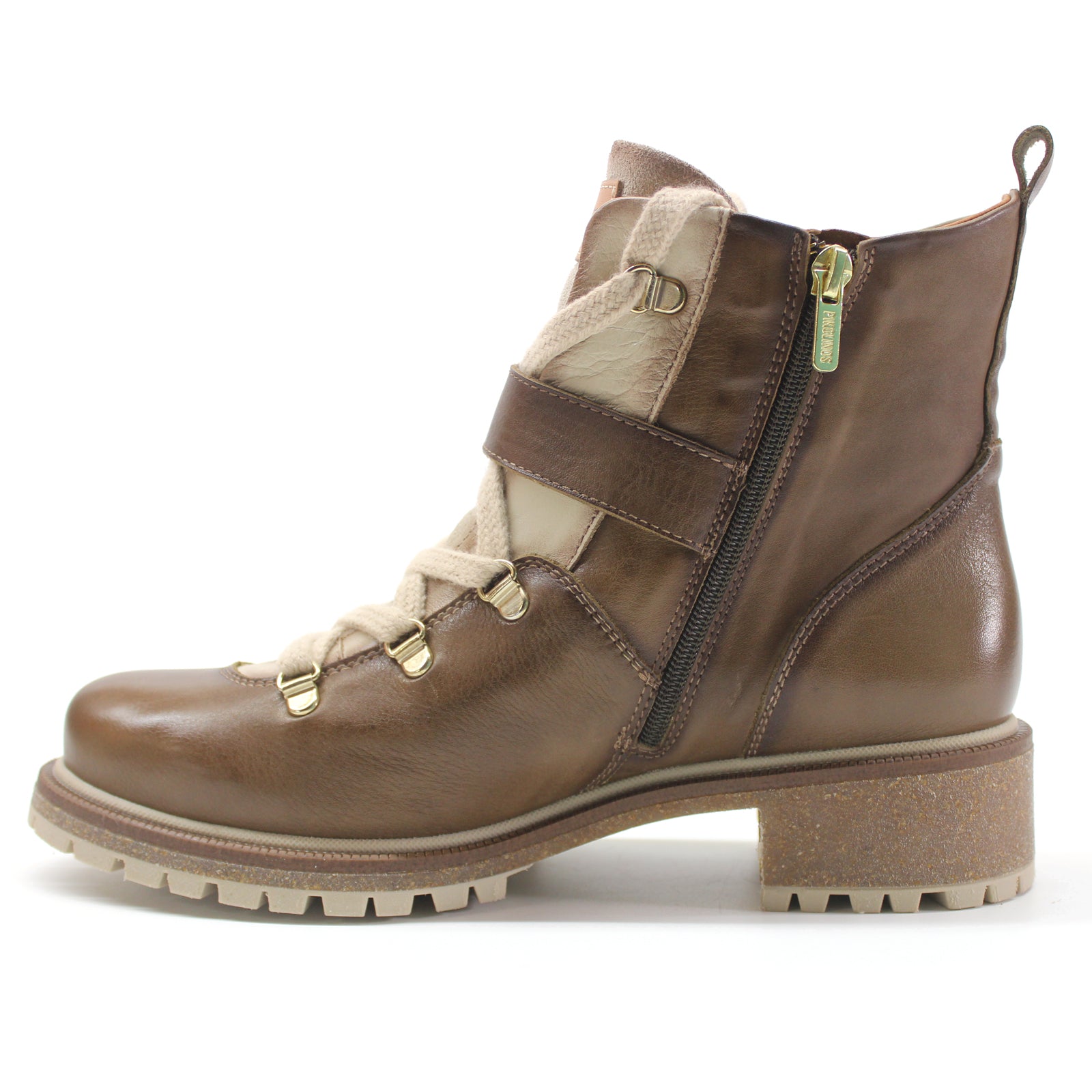 Pikolinos Aspe W9Z-8748C1 Leather Womens Boots#color_olive