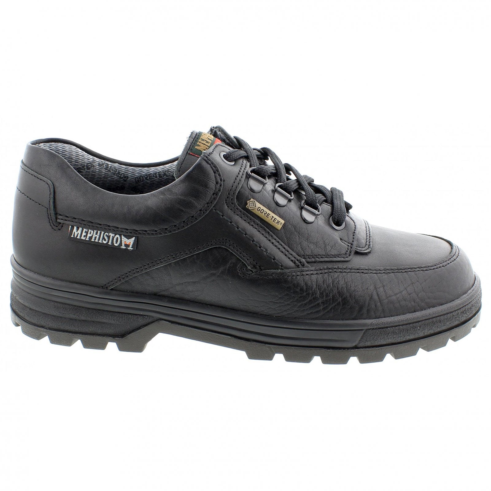 Mephisto Barracuda Go Leather Mens Shoes#color_black