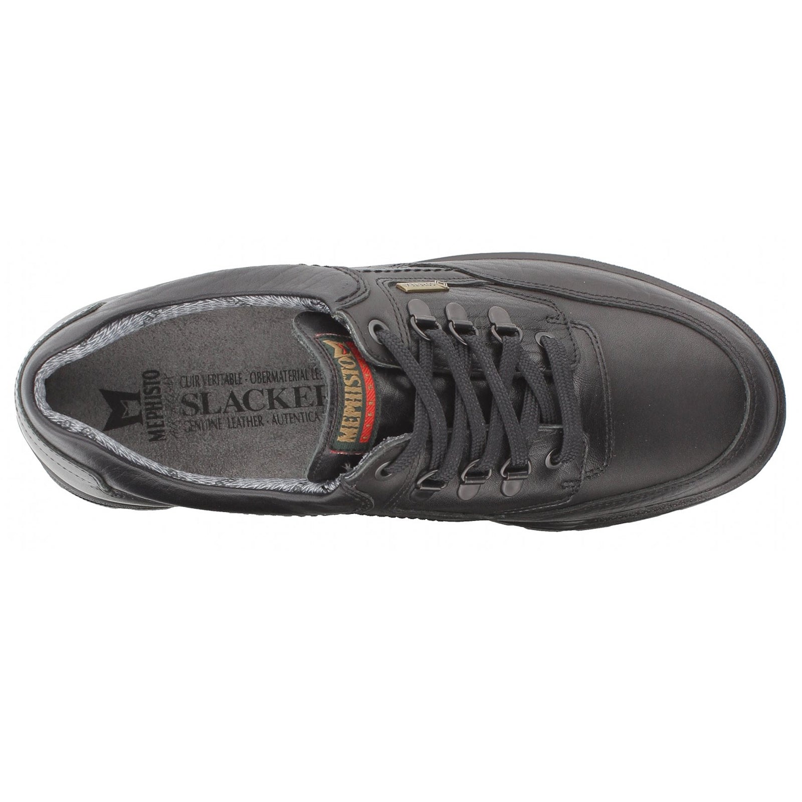 Mephisto Barracuda Go Leather Mens Shoes#color_black