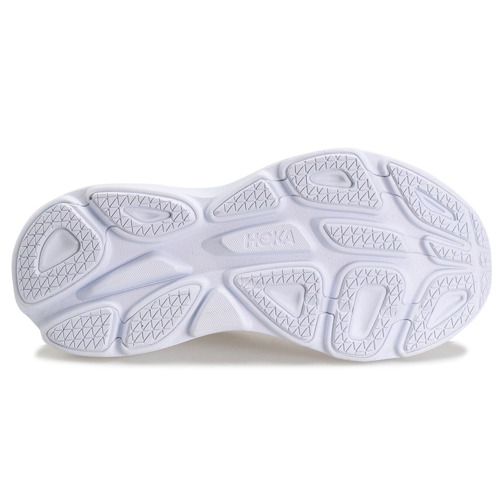 Hoka Bondi 8 Textile Mens Trainers#color_white white