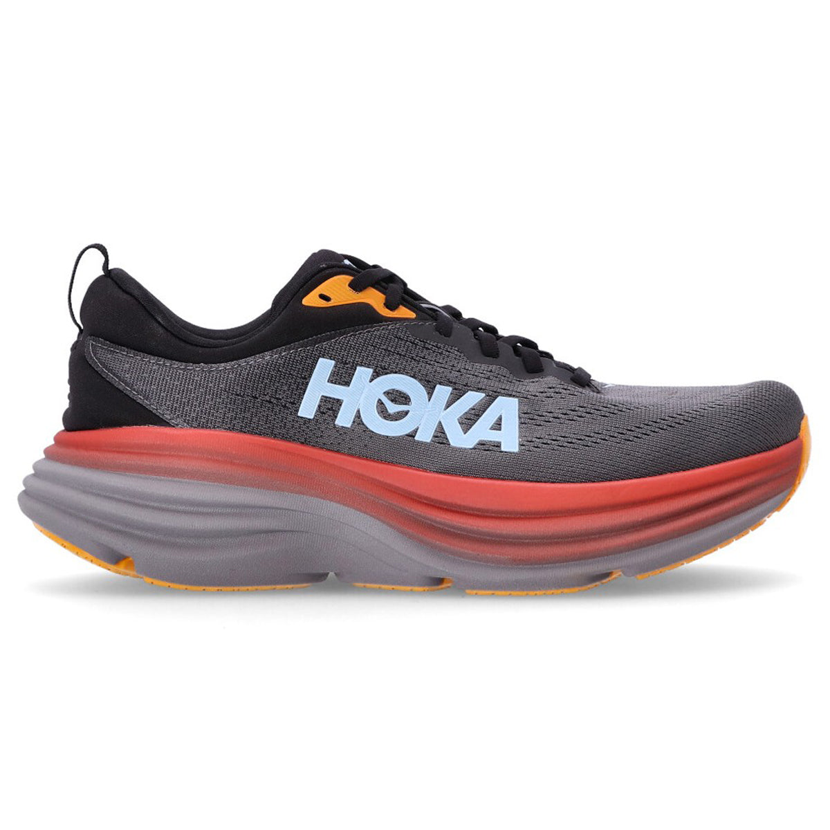Hoka Bondi 8 Textile Mens Trainers#color_anthracite castlerock