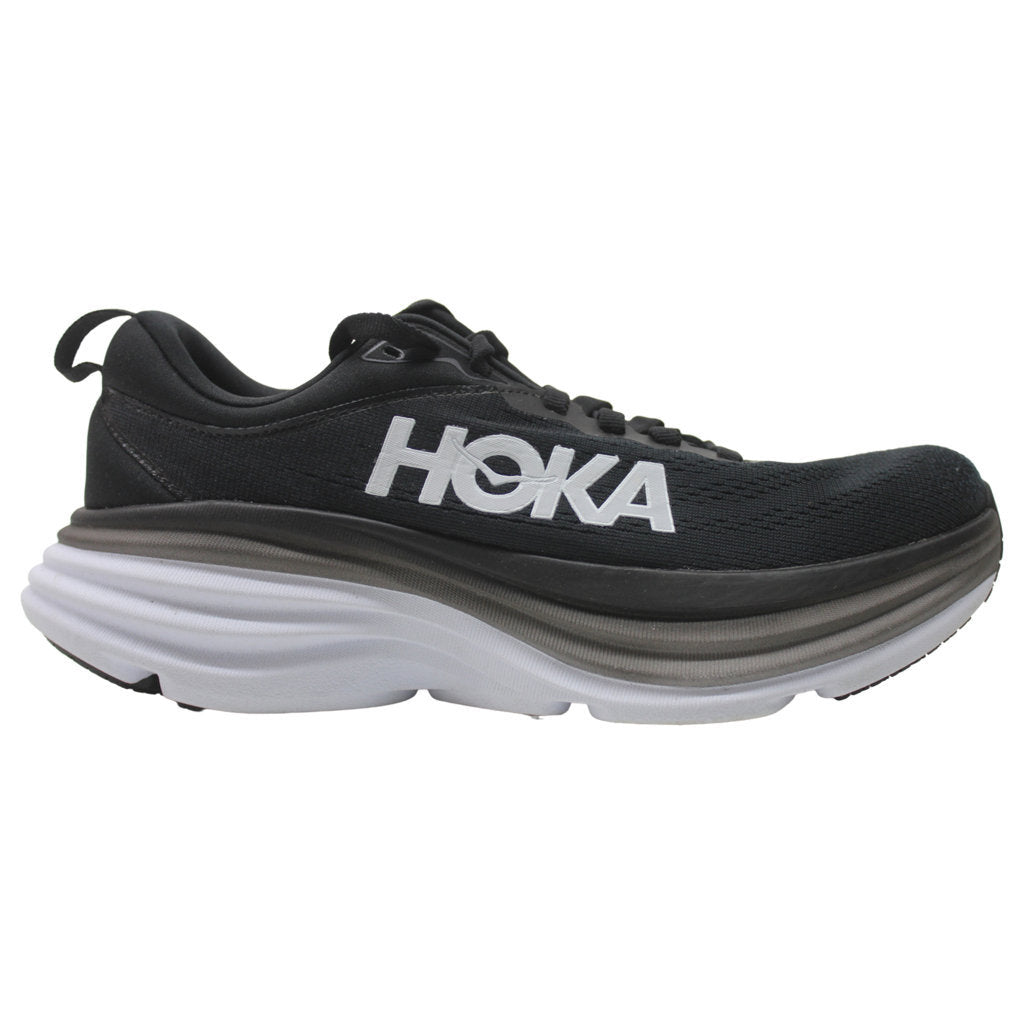 Hoka One One Womens Trainers Bondi 8 Lace-Up Low-Top Sneakers Textile - UK 4.5