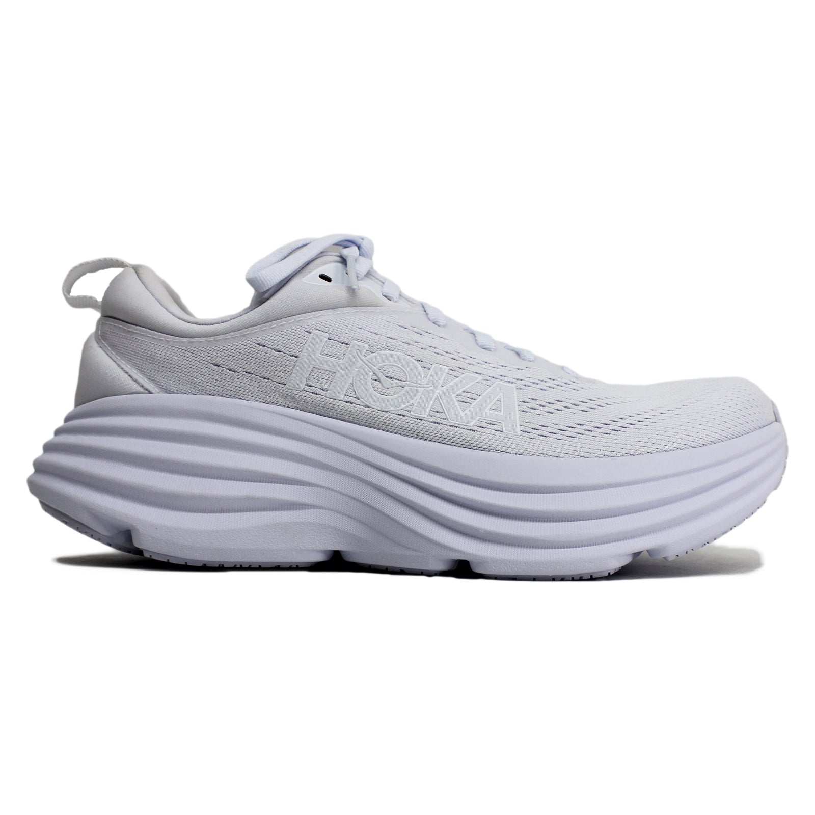 Hoka One One Womens Trainers Bondi 8 Lace Up Low Top Sneakers Textile - UK 6.5