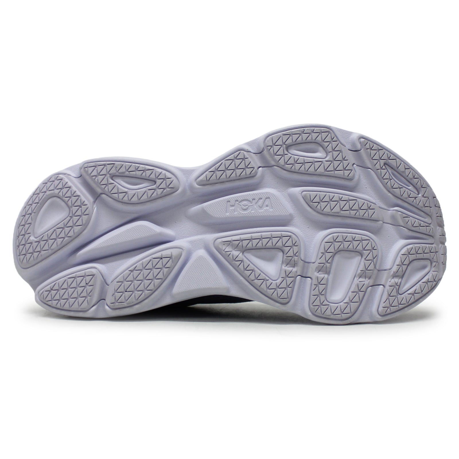 Hoka Bondi 8 Textile Womens Trainers#color_white white