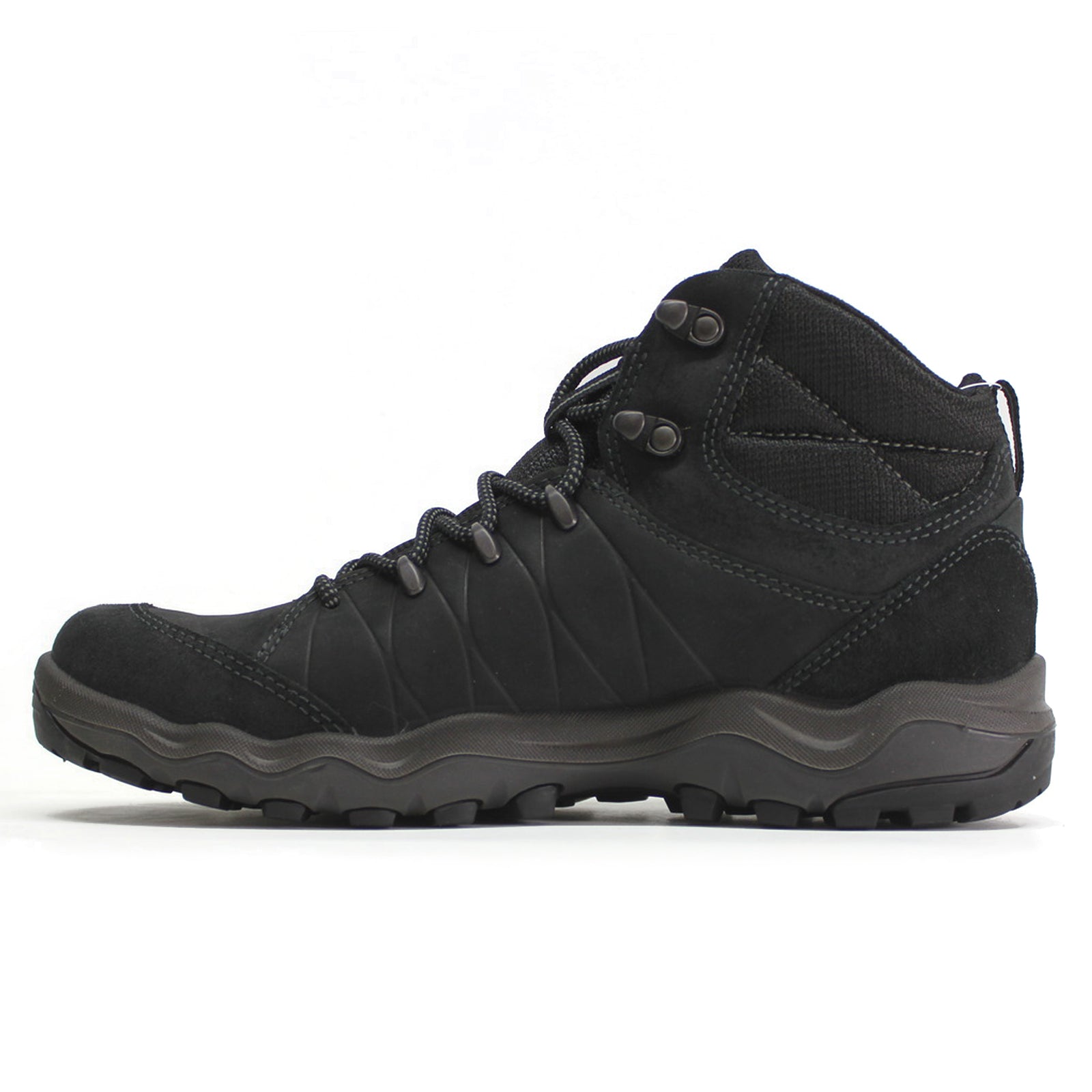 Ecco Ulterra GTX Leather Textile Mens Boots#color_black