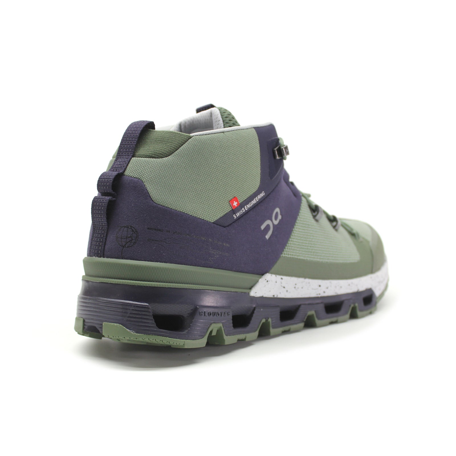 On Cloudtrax Textile Synthetic Womens Boots#color_midnight glacier