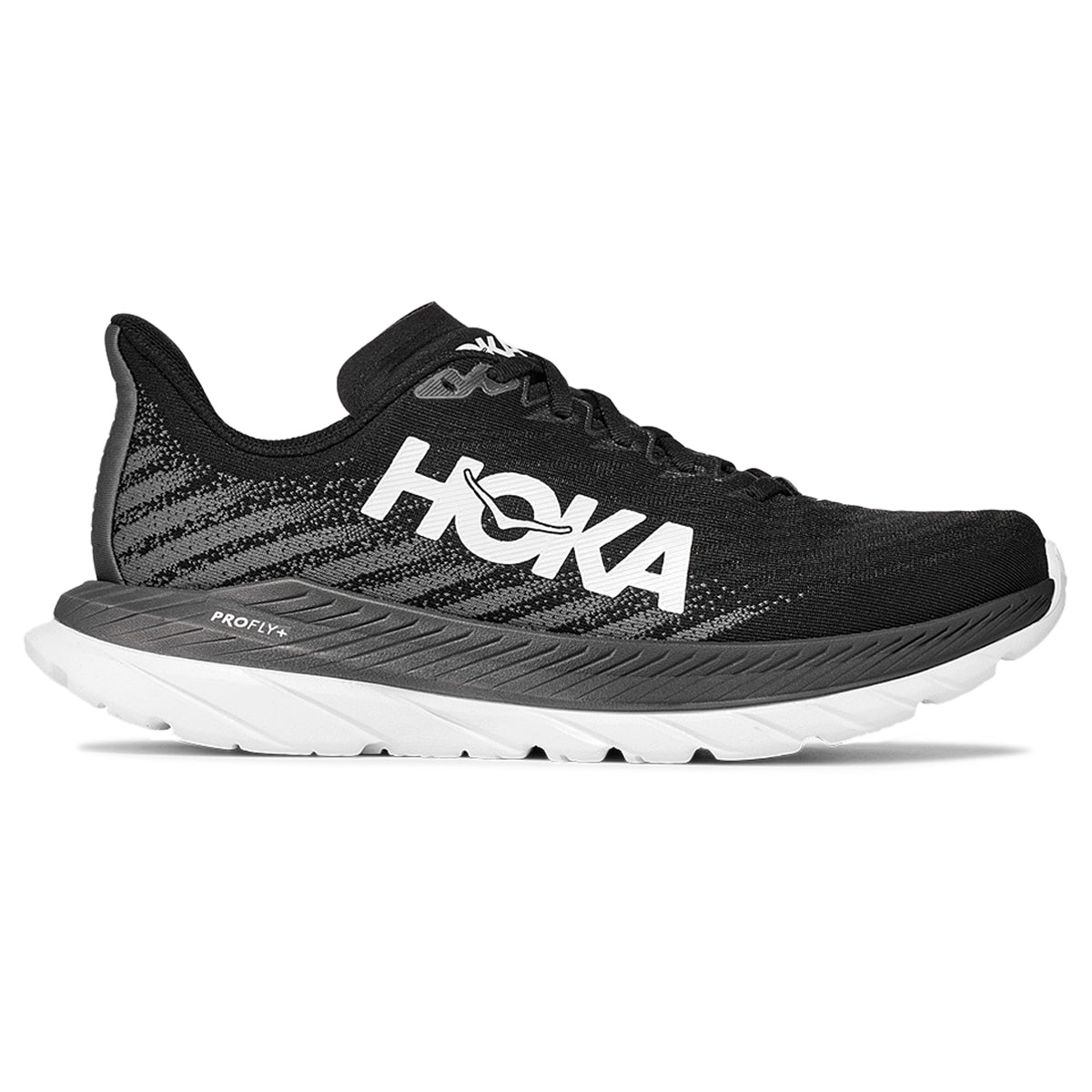 Hoka Mach 5 Textile Womens Trainers#color_black castlerock