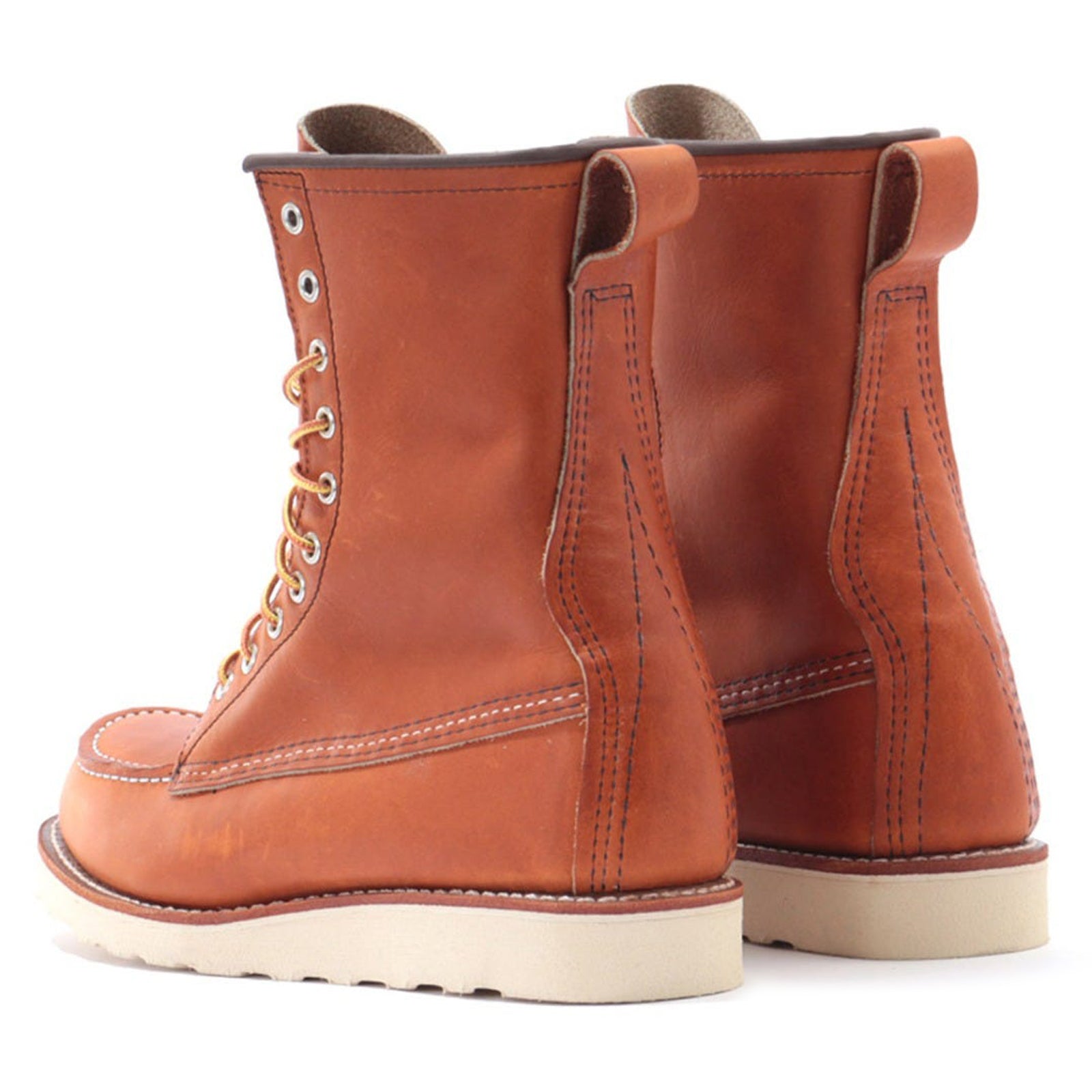 Red Wing 8 Inch Moc Toe 877 Leather Mens Boots#color_oro legacy
