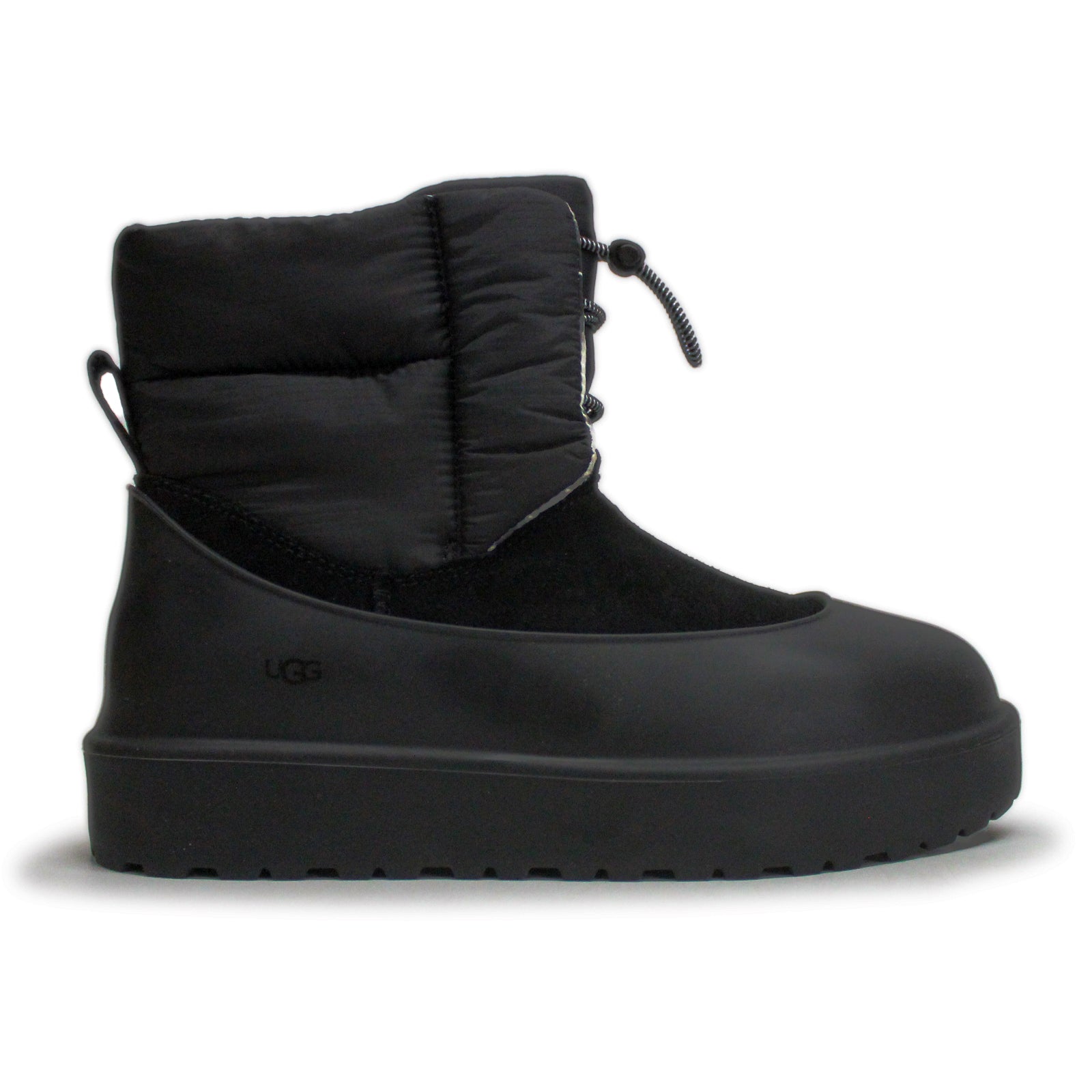 Ugg Classic Maxi Toggle 1130670-BLK Suede Synthetic Womens Boots - Black - 39#color_black