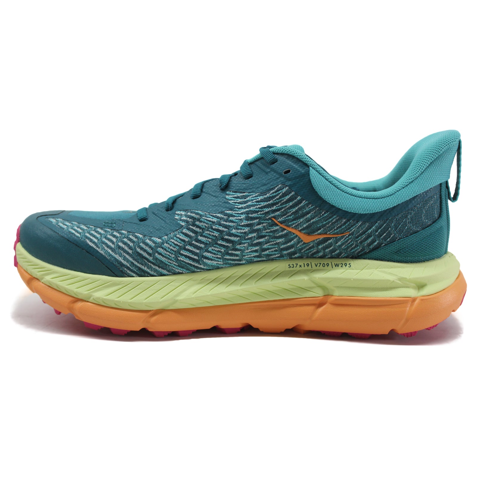 Hoka Mafate Speed 4 Textile Synthetic Mens Trainers#color_deep lake ceramic