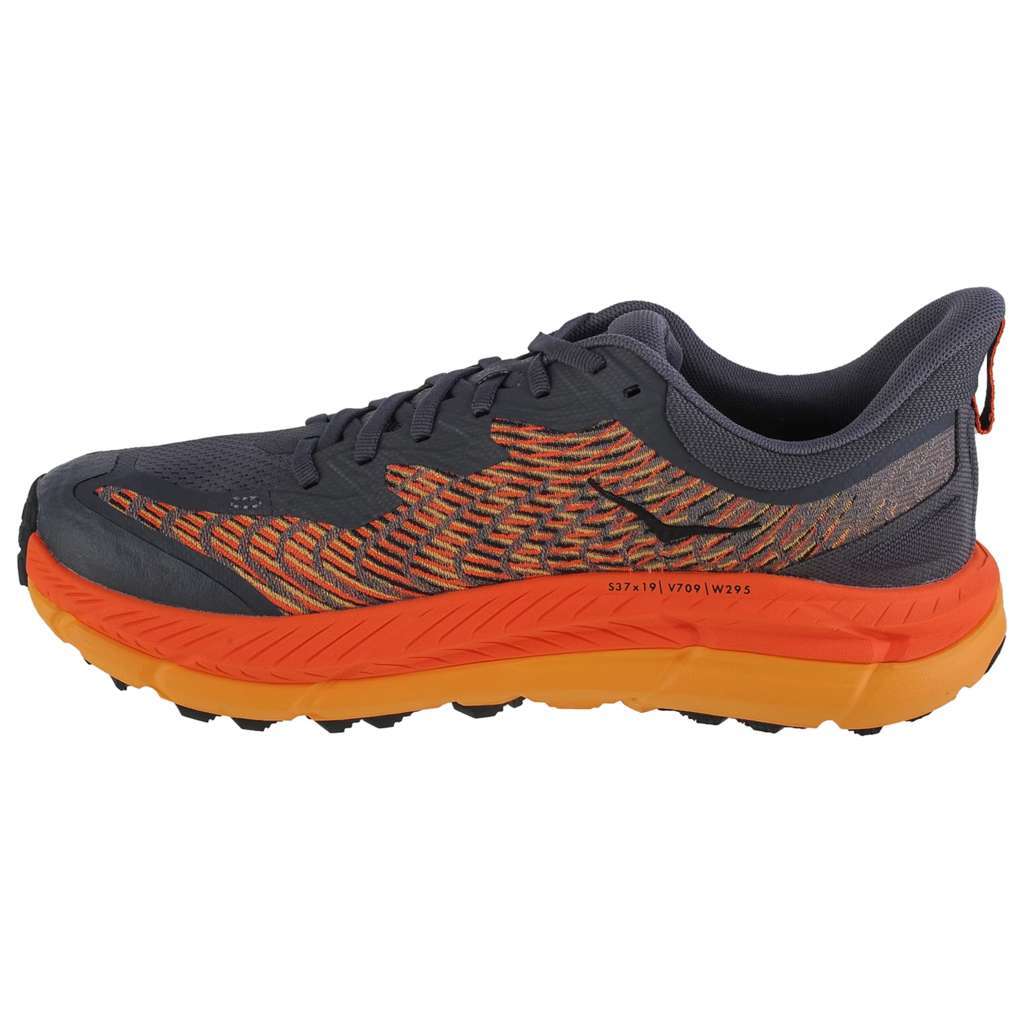 Hoka One One Mafate Speed 4 Textile Synthetic Mens Trainers#color_castlerock black