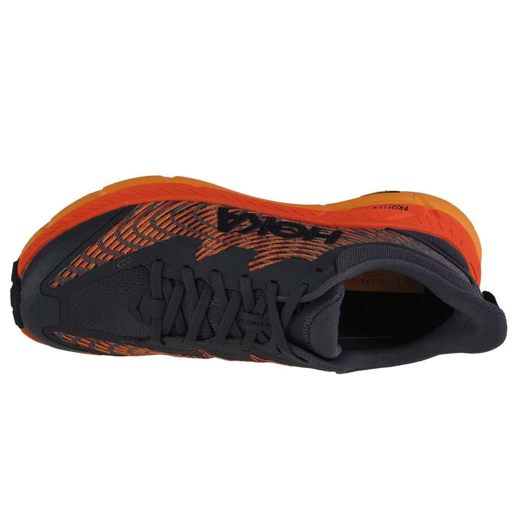 Hoka One One Mafate Speed 4 Textile Synthetic Mens Trainers#color_castlerock black