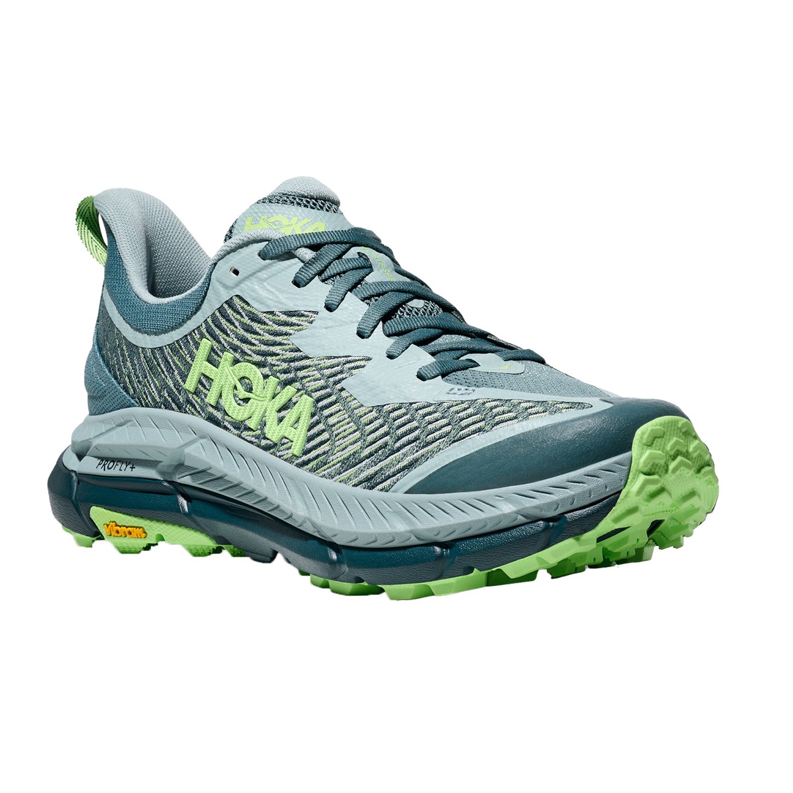 Hoka Mafate Speed 4 Textile Synthetic Mens Trainers#color_mountain fog druzy