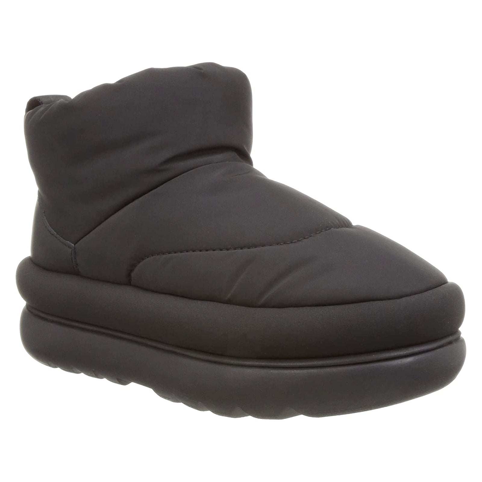 Ugg Classic Maxi Mini Textile Synthetic Womens Boots#color_black