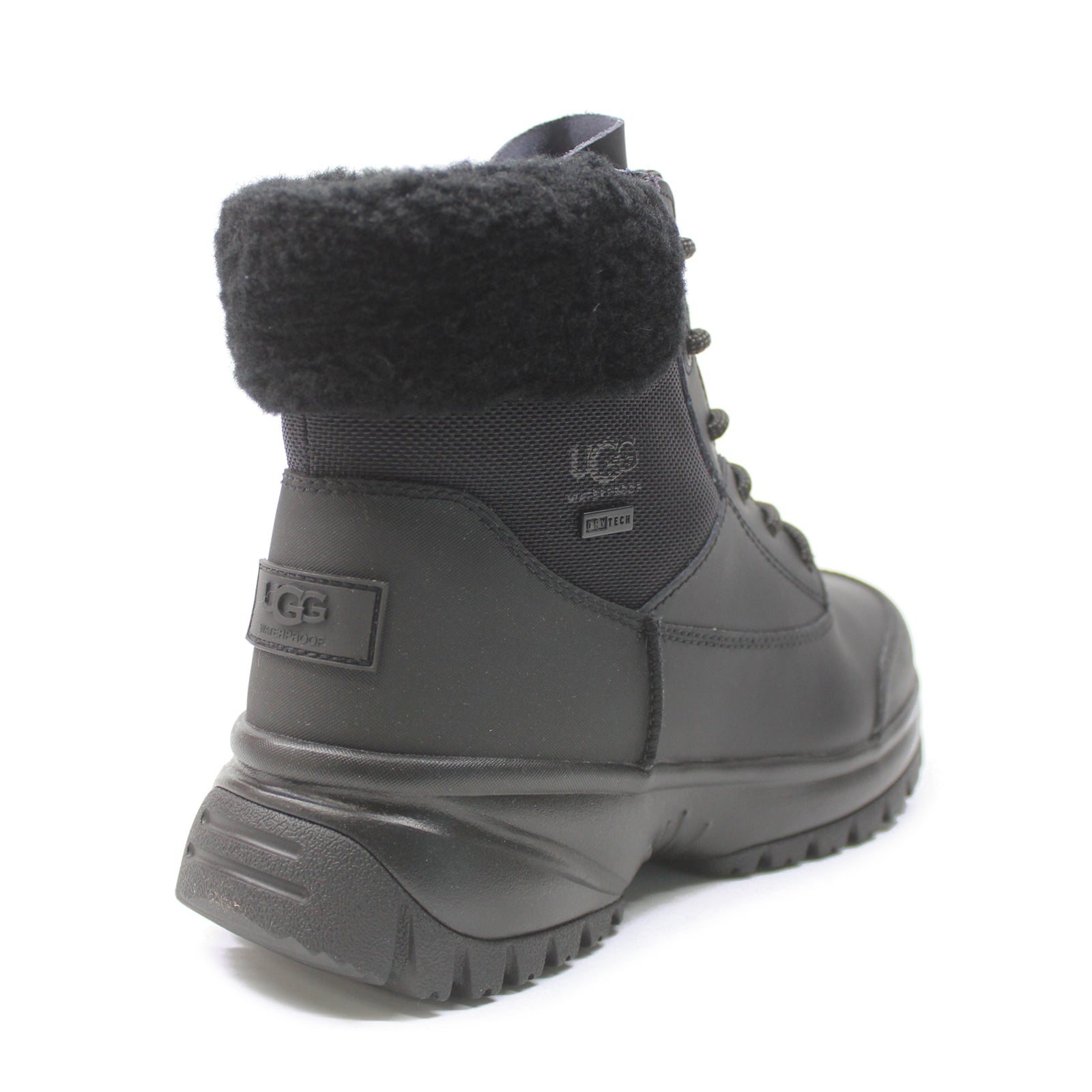 Ugg Yose Fluff V2 Textile Synthetic Womens Boots#color_black