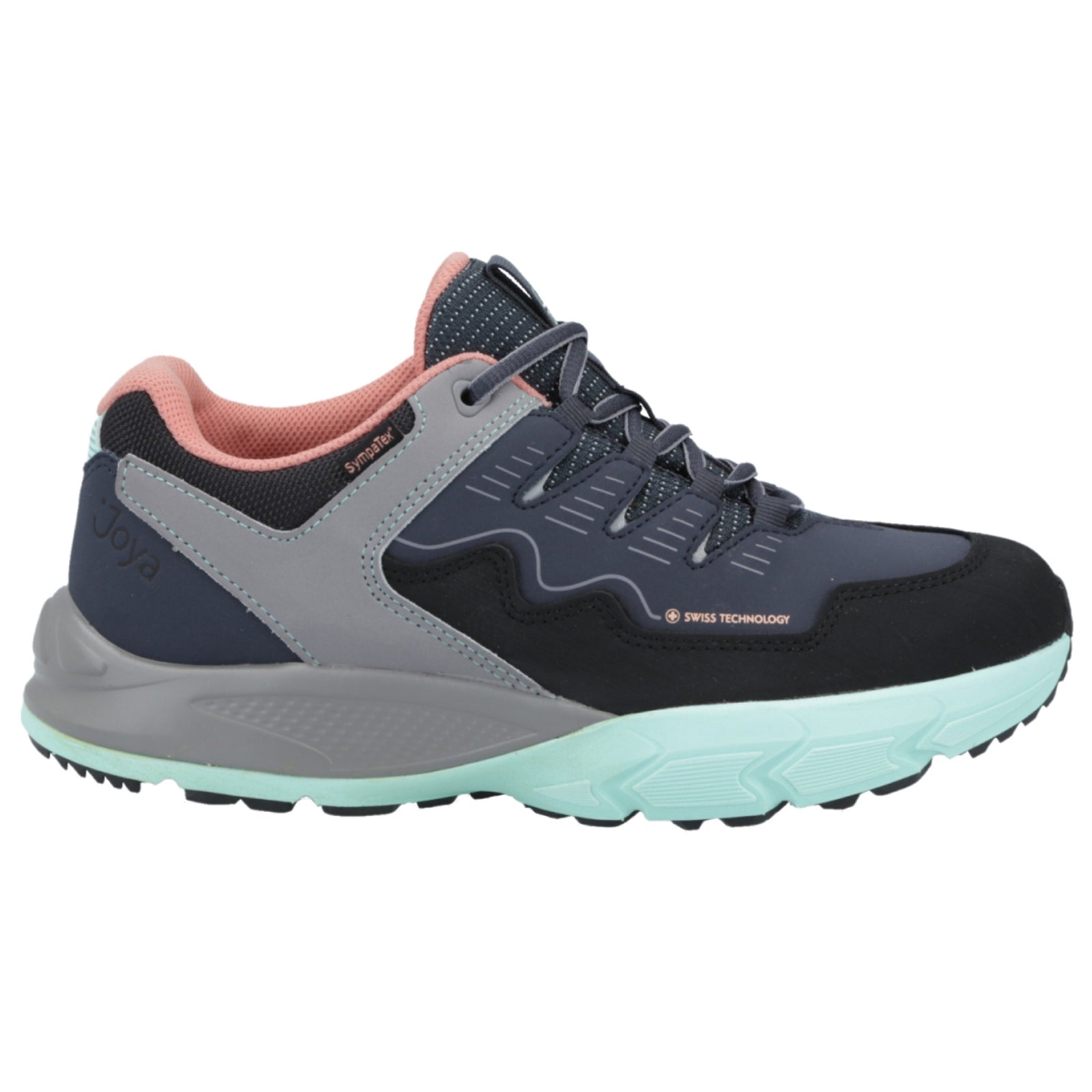 Joya Cadore STX Leather Textile Womens Shoes#color_blue