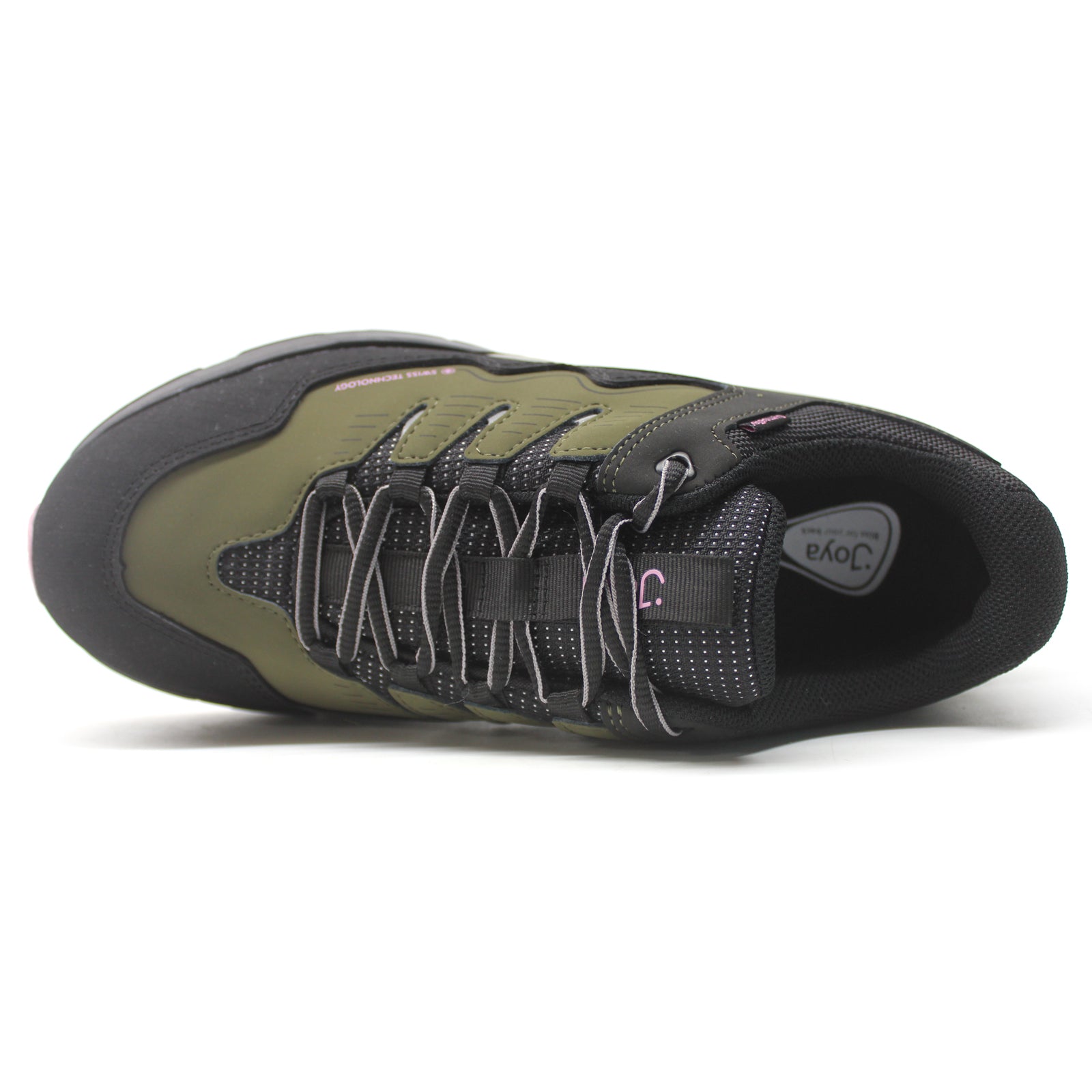 Joya Cadore STX Leather Textile Womens Shoes#color_green