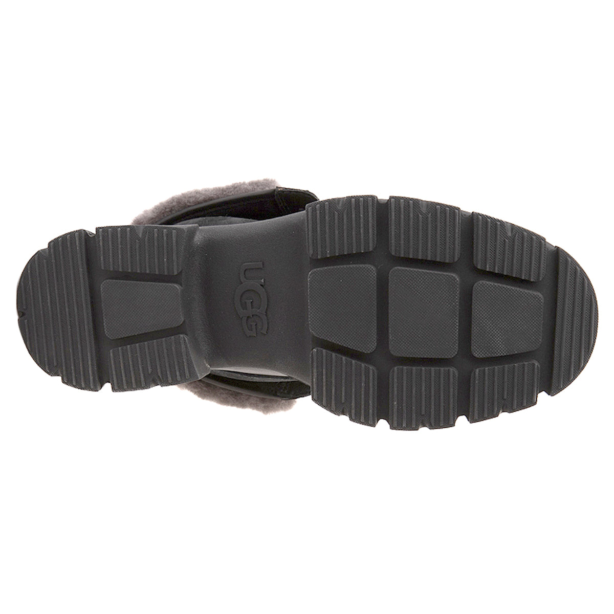 Ugg Ashton Addie Leather Synthetic Womens Boots#color_black