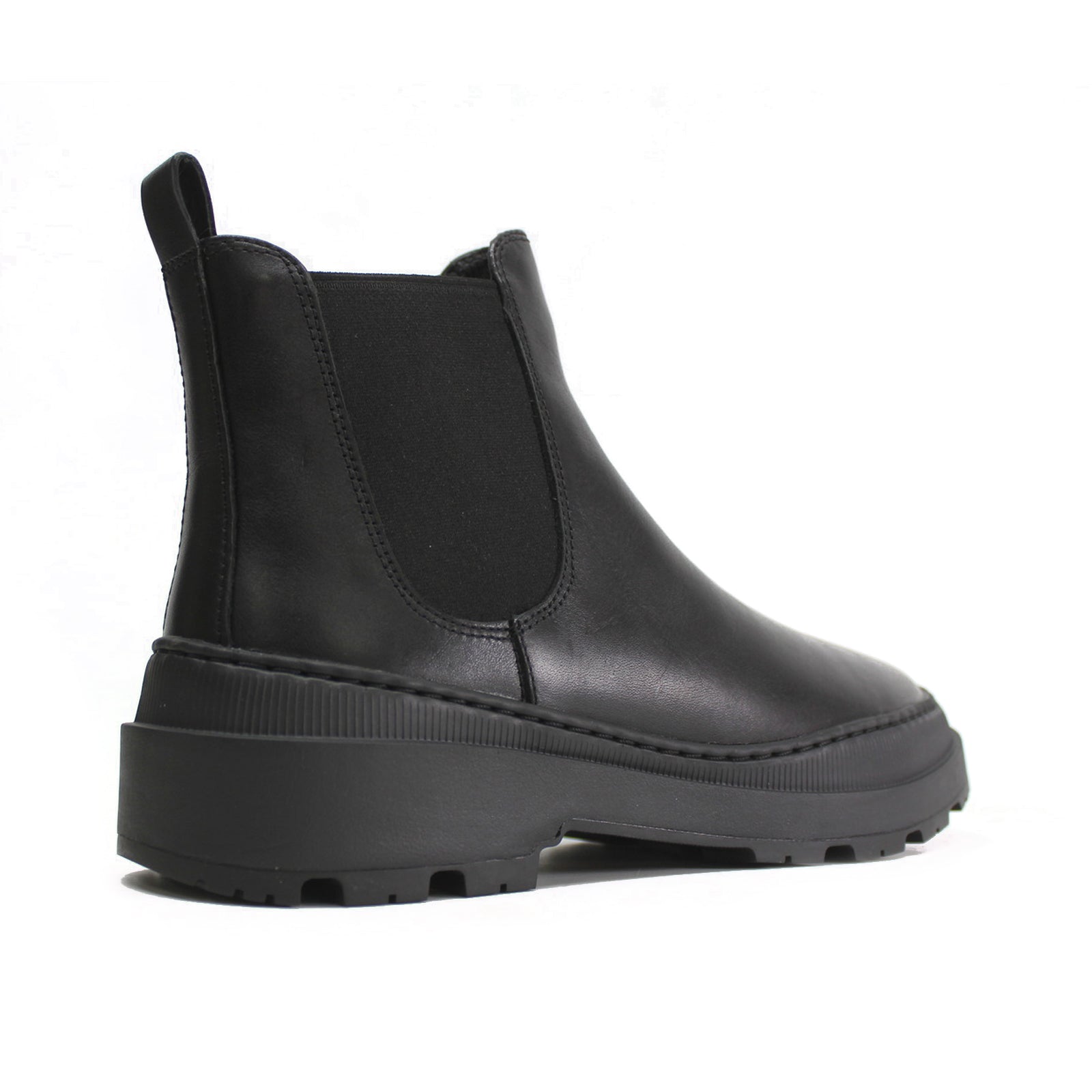 Camper Brutus Trek Polished Leather Women's Chelsea Boots#color_black