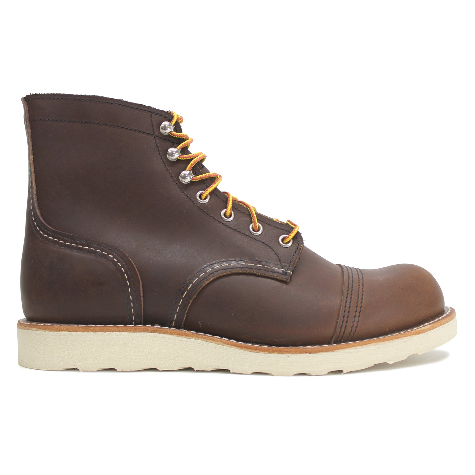 Red Wing Iron Ranger 6 Inch Leather Mens Boots#color_amber