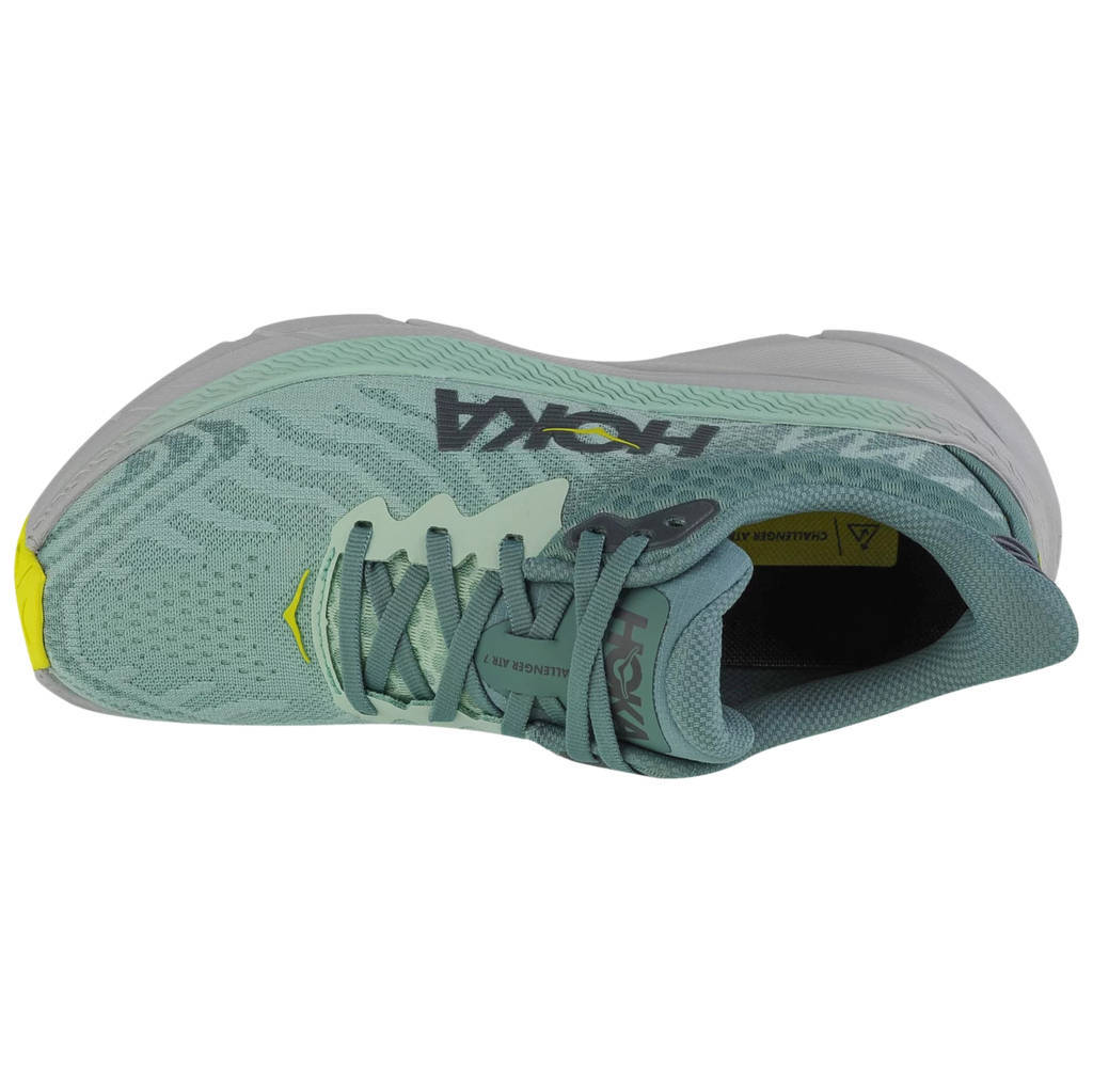 Hoka One One Challenger ATR 7 Textile Womens Trainers#color_mist green trellis