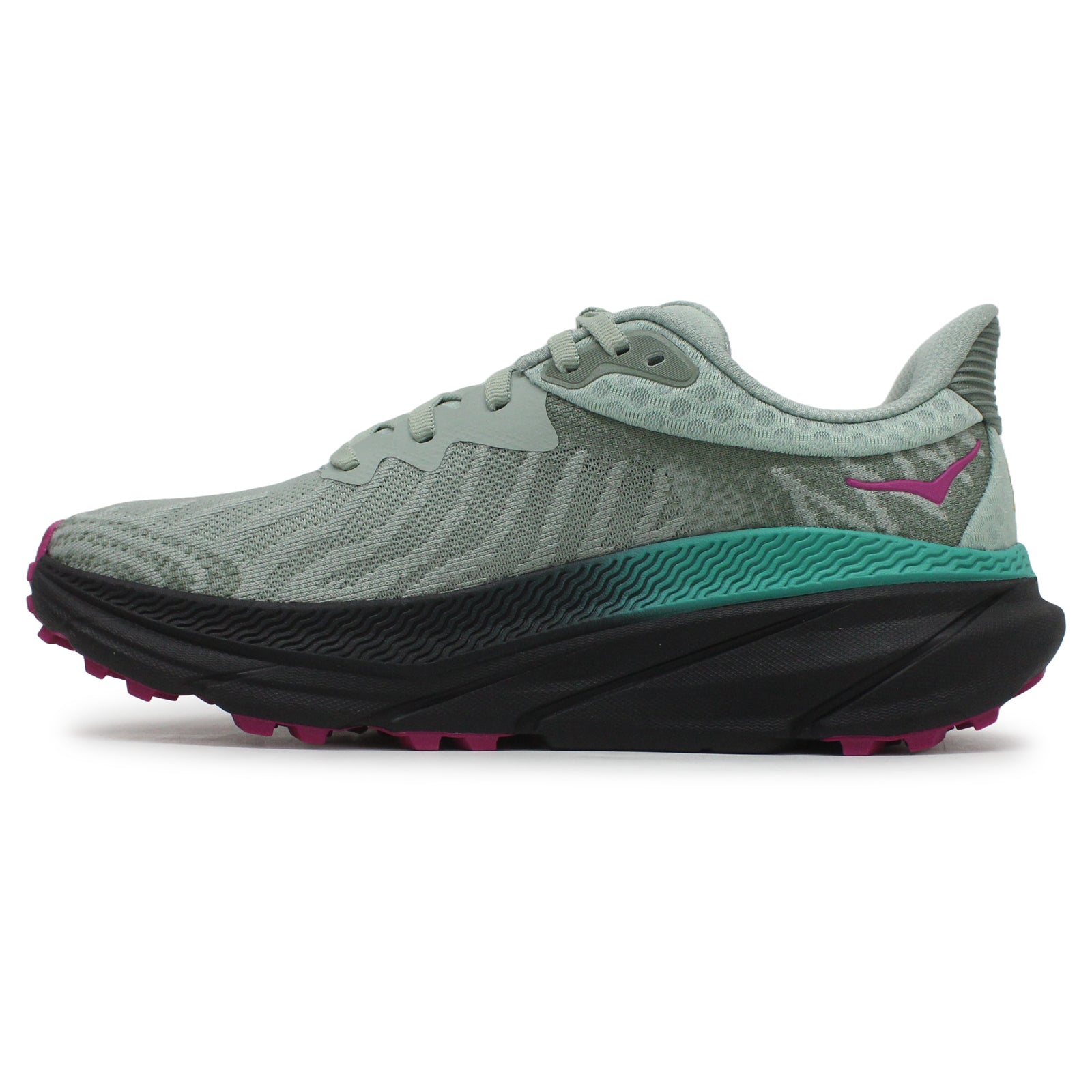 Hoka Challenger ATR 7 Textile Womens Trainers#color_aloe vera black
