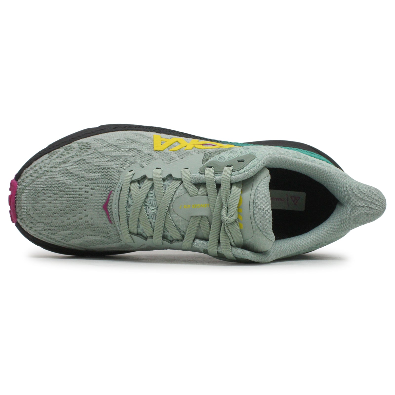 Hoka Challenger ATR 7 Textile Womens Trainers#color_aloe vera black