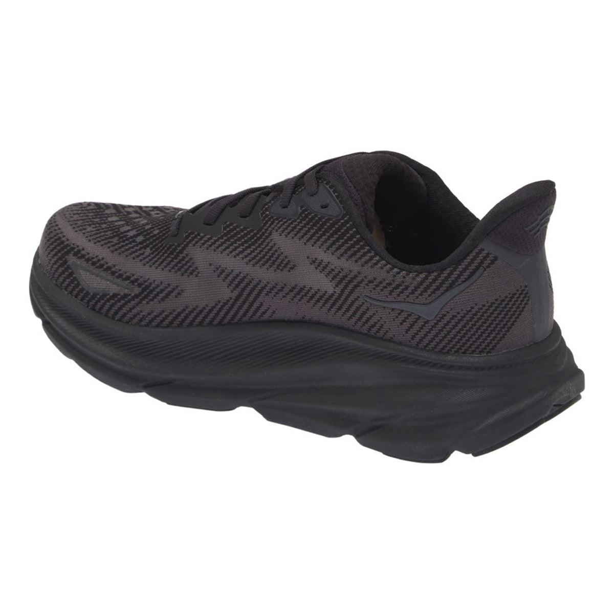 Hoka Clifton 9 Textile Womens Trainers#color_black black