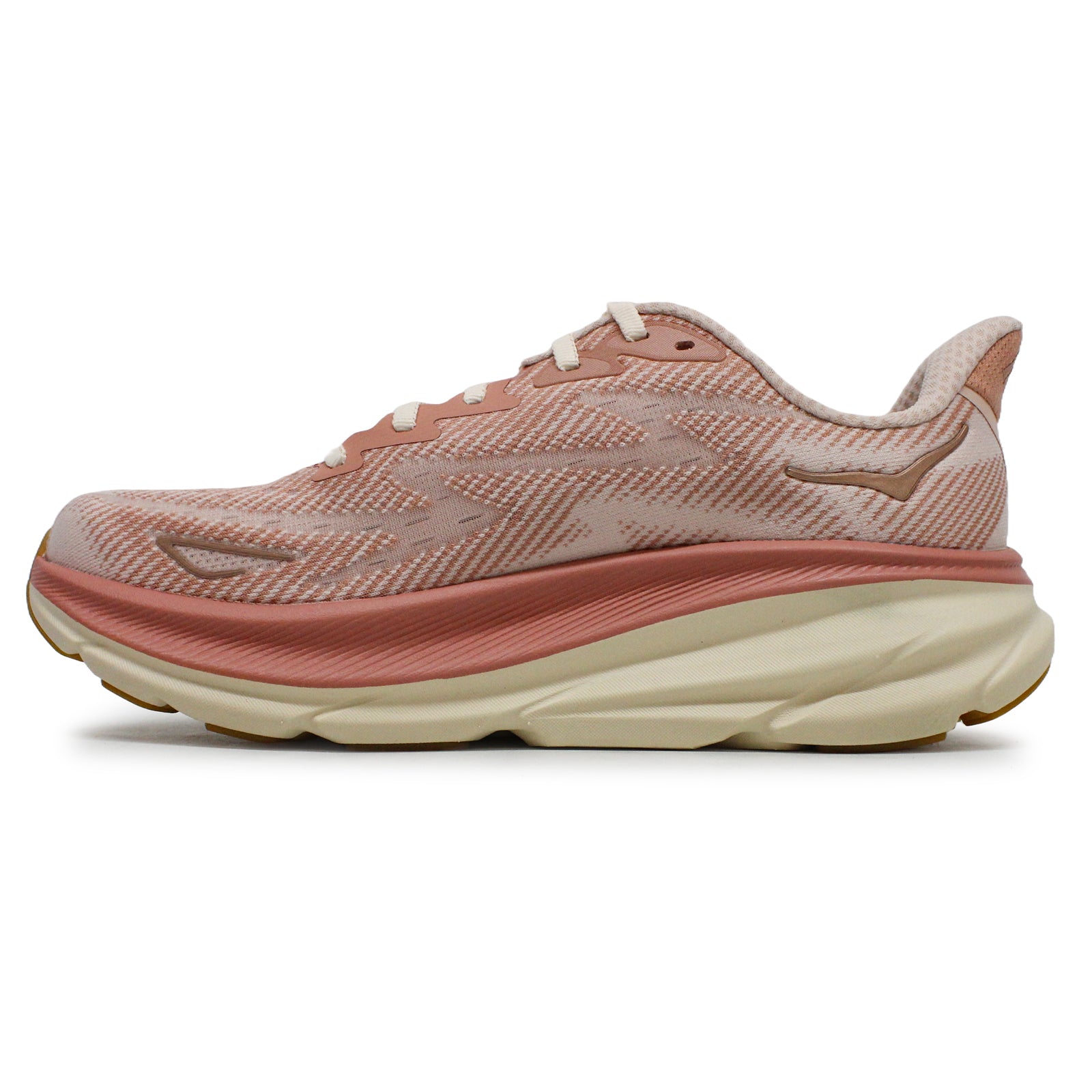 Hoka Clifton 9 1127896-SNC Textile Womens Trainers - Sandstone Cream - 7.5#color_sandstone cream