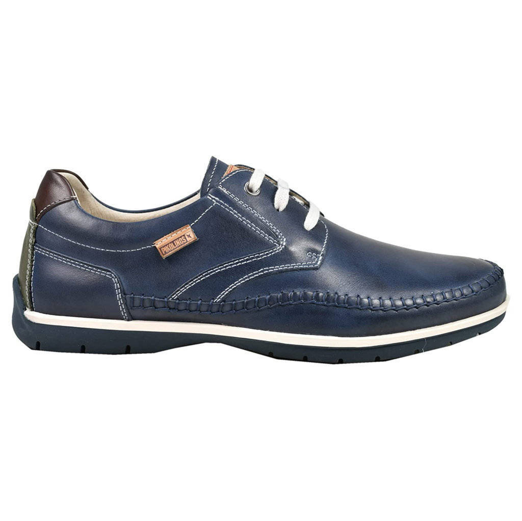 Pikolinos Marbella M9A-4118 Leather Mens Shoes#color_blue