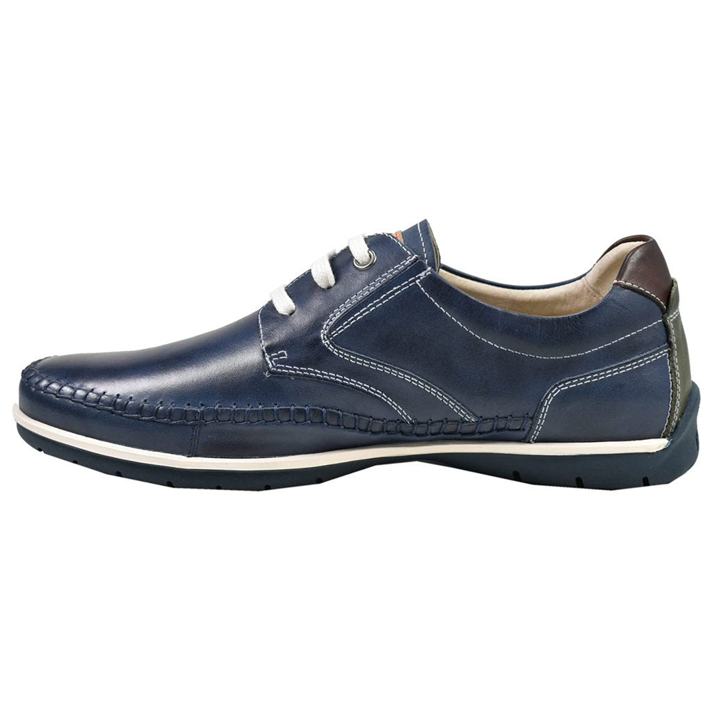 Pikolinos Marbella M9A-4118 Leather Mens Shoes#color_blue