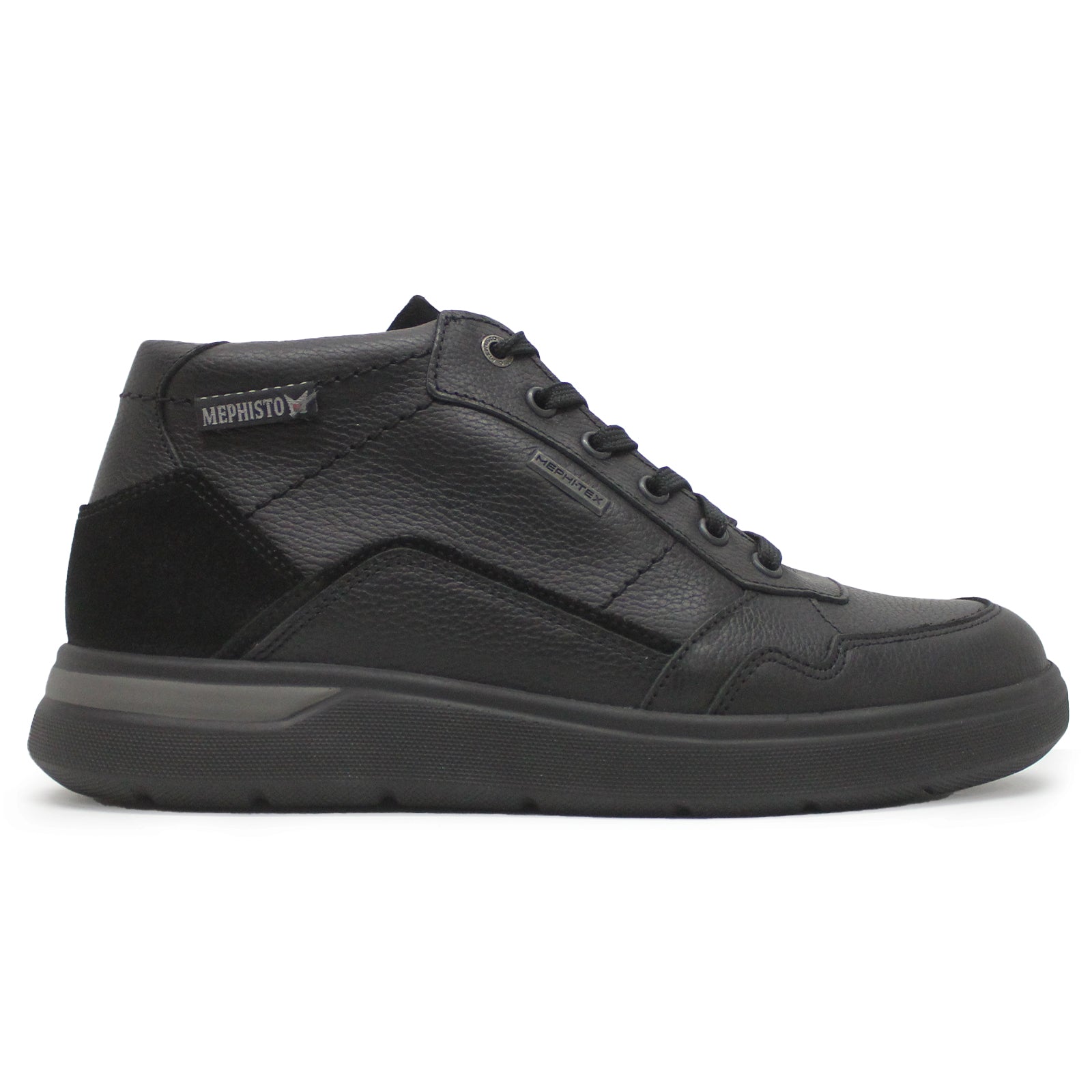 Mephisto Owel MT Leather Mens Boots#color_black