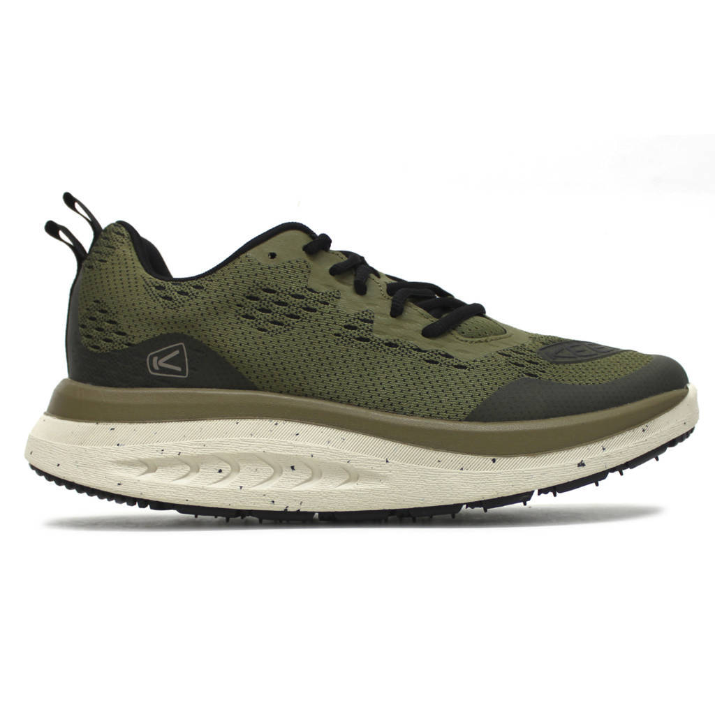 Keen WK400 Textile Mens Trainers#color_martini olive black