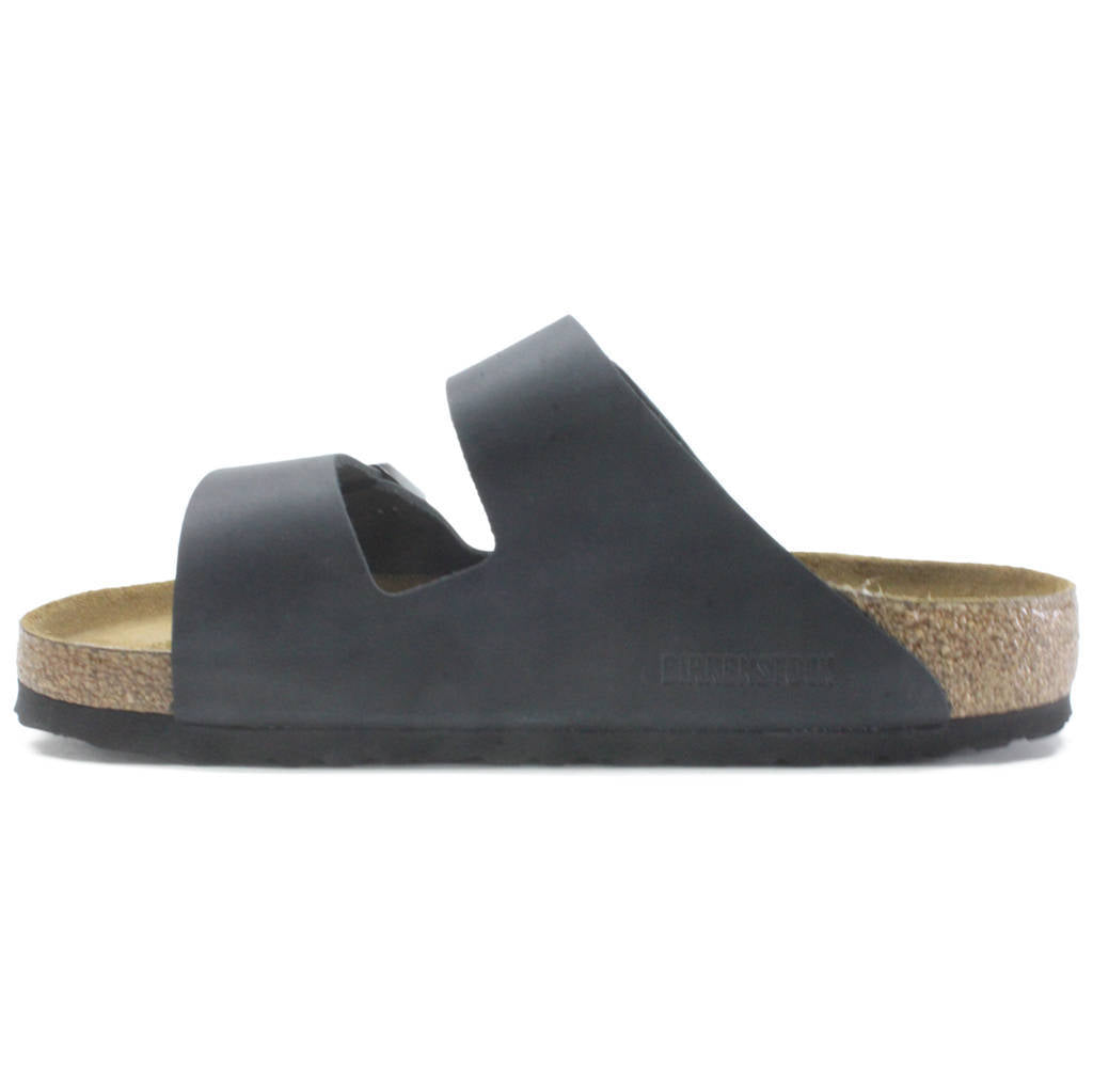 Birkenstock Arizona BS Soft Footbed Oiled Leather Unisex Sandals#color_black