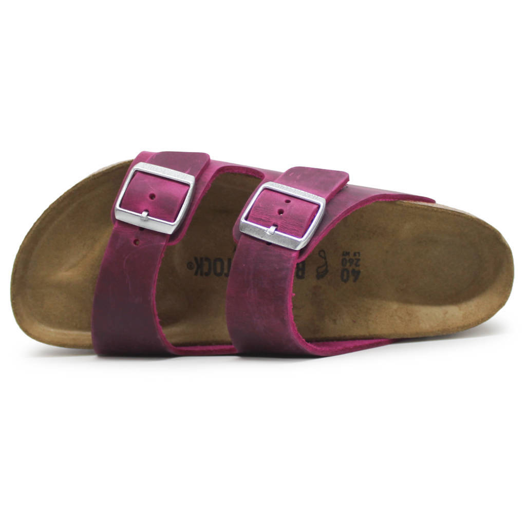 Birkenstock Arizona BS Oiled Leather Unisex Sandals#color_festival fuchsia