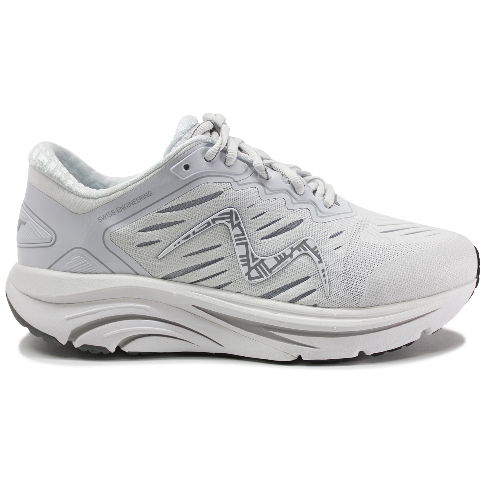 MBT 2000 II Leather Textile Womens Trainers#color_white