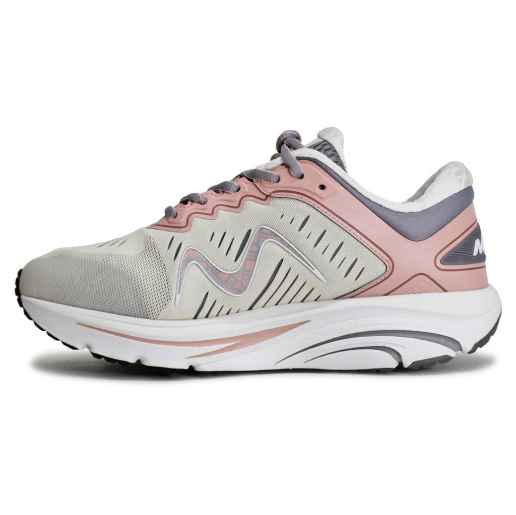 MBT 2000 II Leather Textile Womens Trainers#color_ivory peach